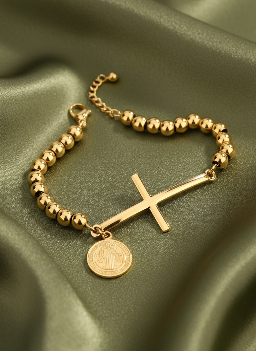 Rosary,San Benedict bracelet #32