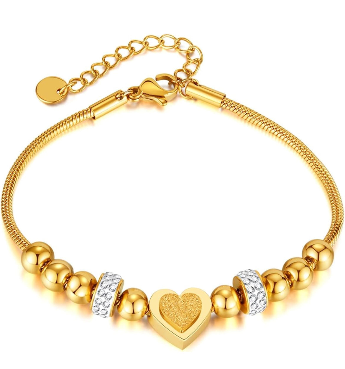 Heart charmed bracelet #60