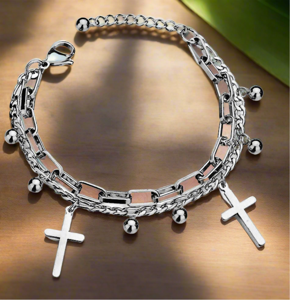 Cross link bracelet #31