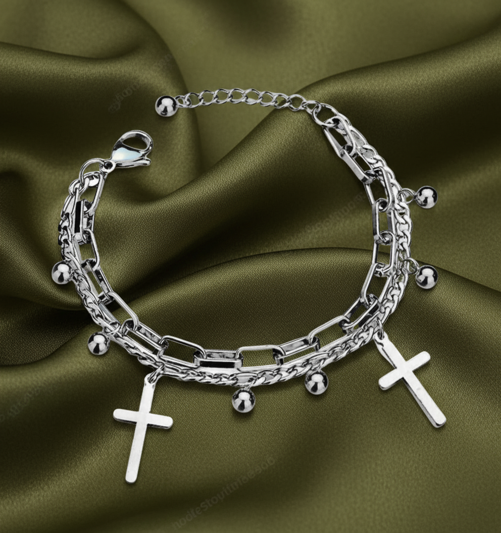 Cross link bracelet #31
