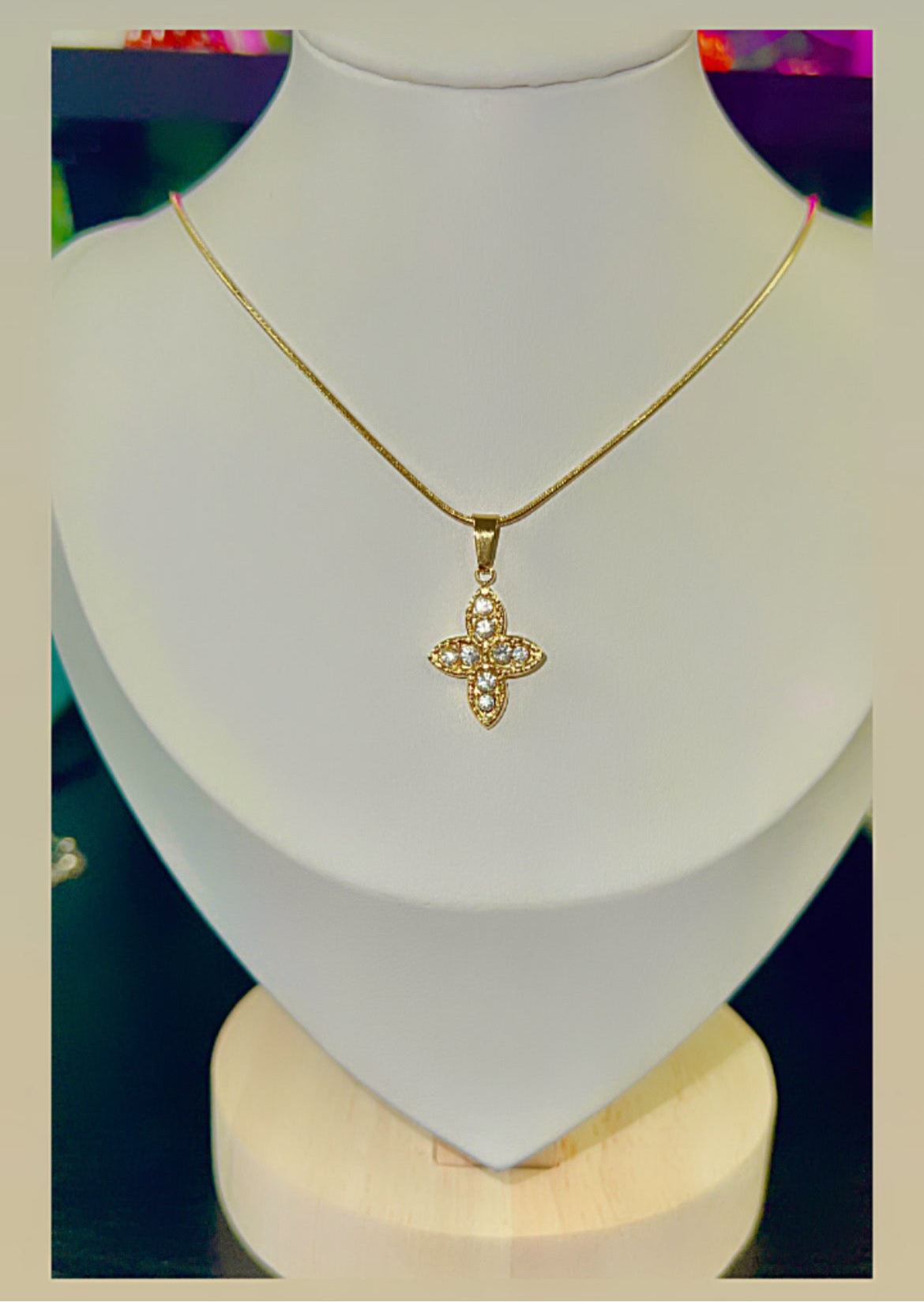 Zirconia star necklace #112