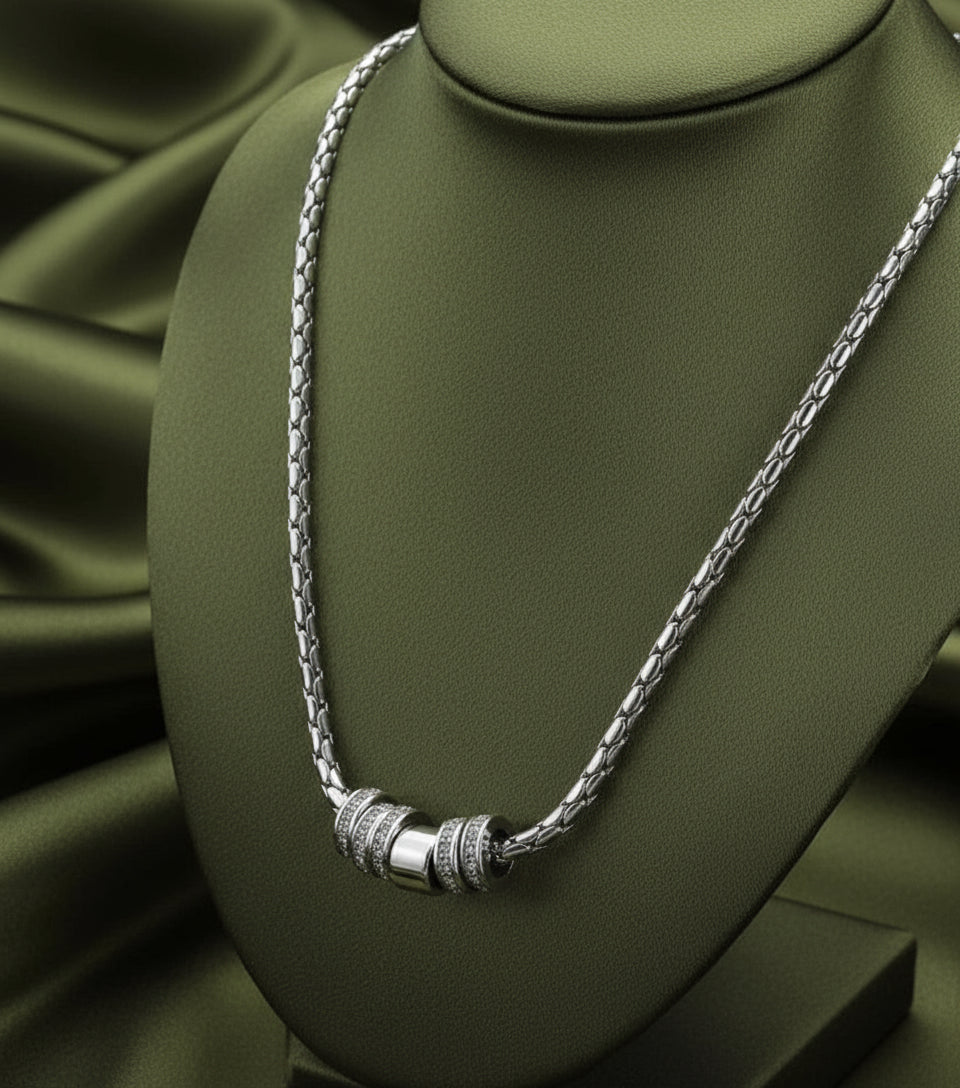 Miami cuban curb chain charm necklace #12