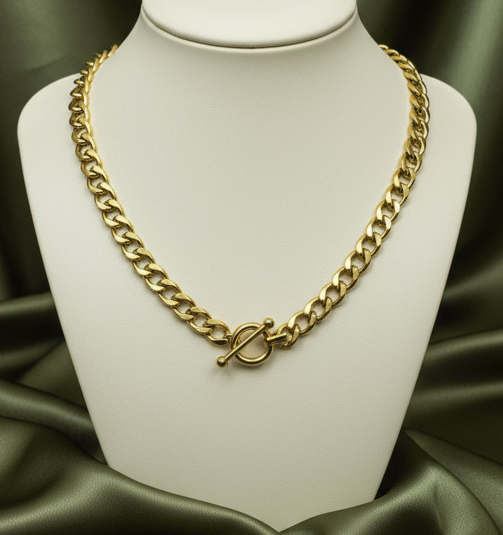 Chunky Miami Curb Cuban necklace #34