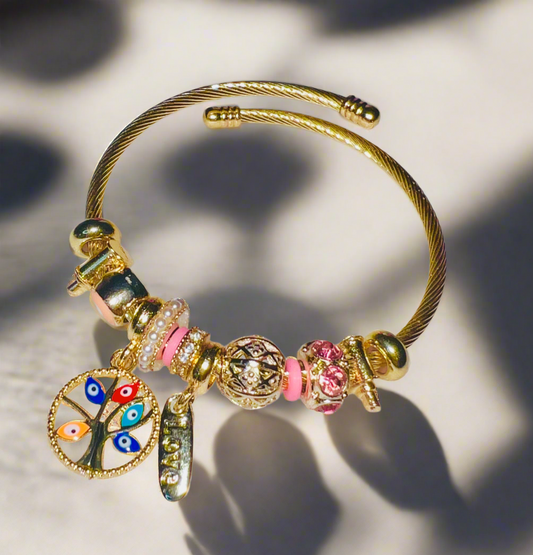 Evil eye tree of life bracelet 19