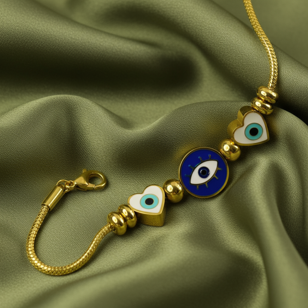 Heart shape eye bracelet #25