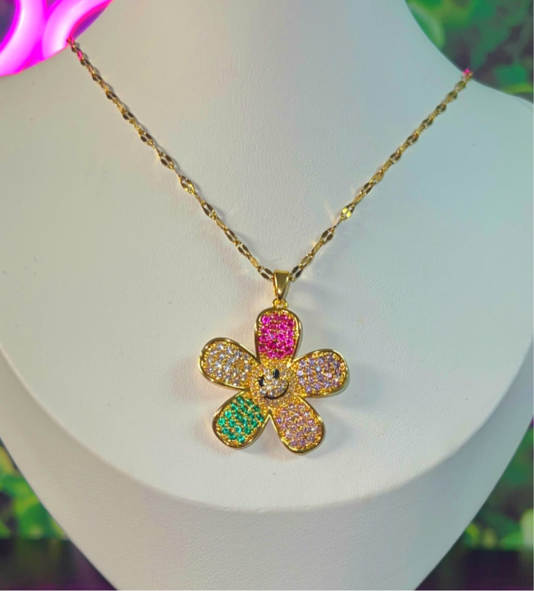 Multicolor happy flower #106