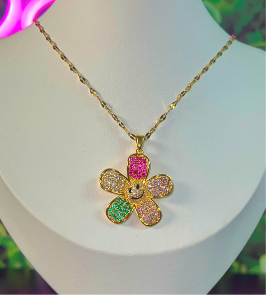 Multicolor happy flower #106