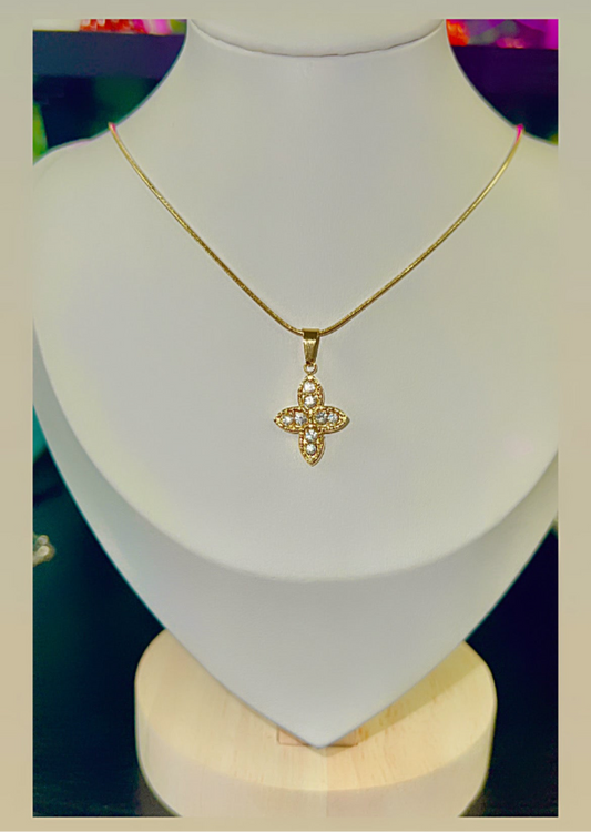 Zirconia star necklace #112