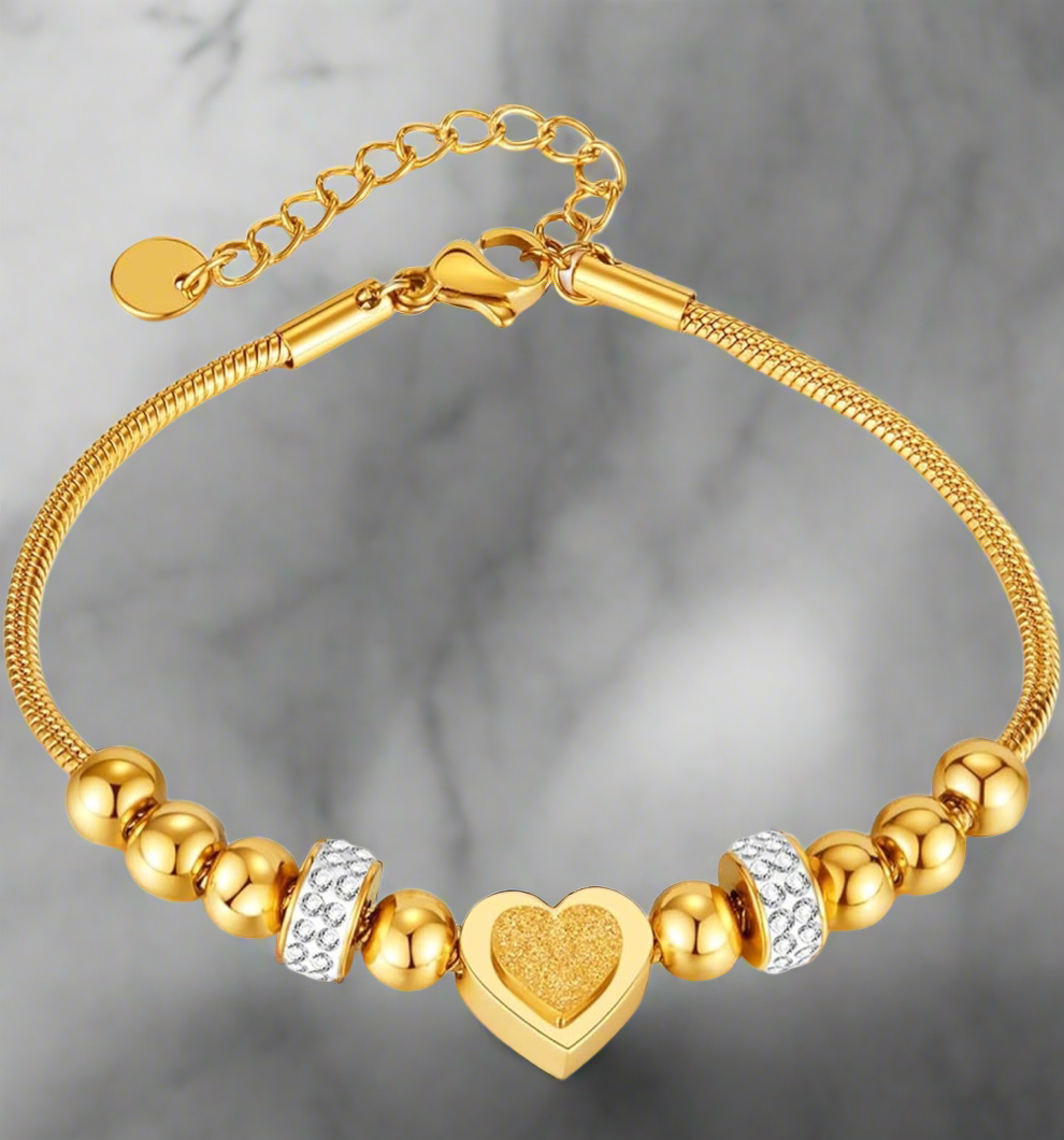 Heart charmed bracelet #60