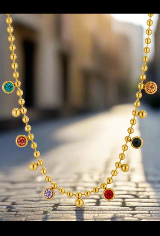 88) Cristal necklace