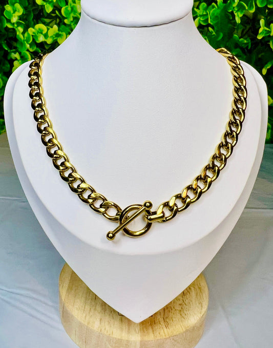Chunky Miami Curb Cuban necklace #34