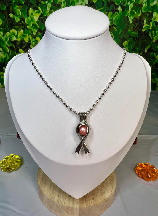 Lazo 🎀 necklace (incluye perla,charm y cadena