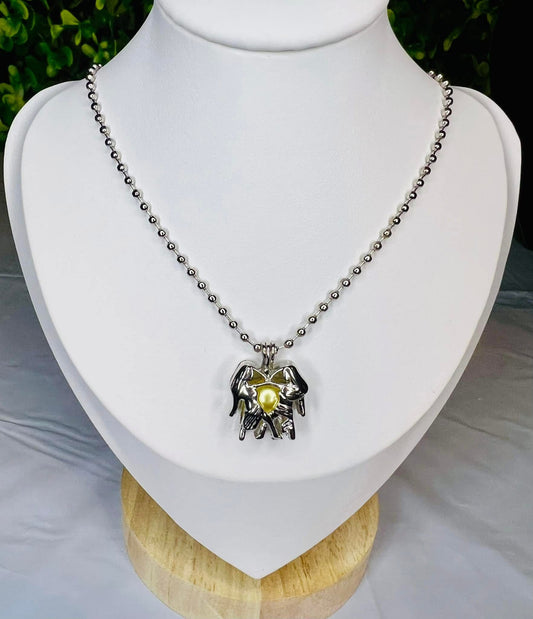 Gemini ♊️ charm necklace-incluye ostra 🦪 con perla-charm y cadena más regalo sorpresa 💝
